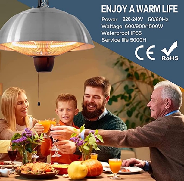 IP65 waterproof electric heater