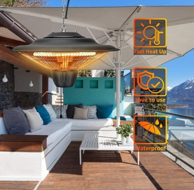 Ceiling heater for gazebo 1500W