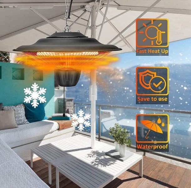 Low noise electric heater