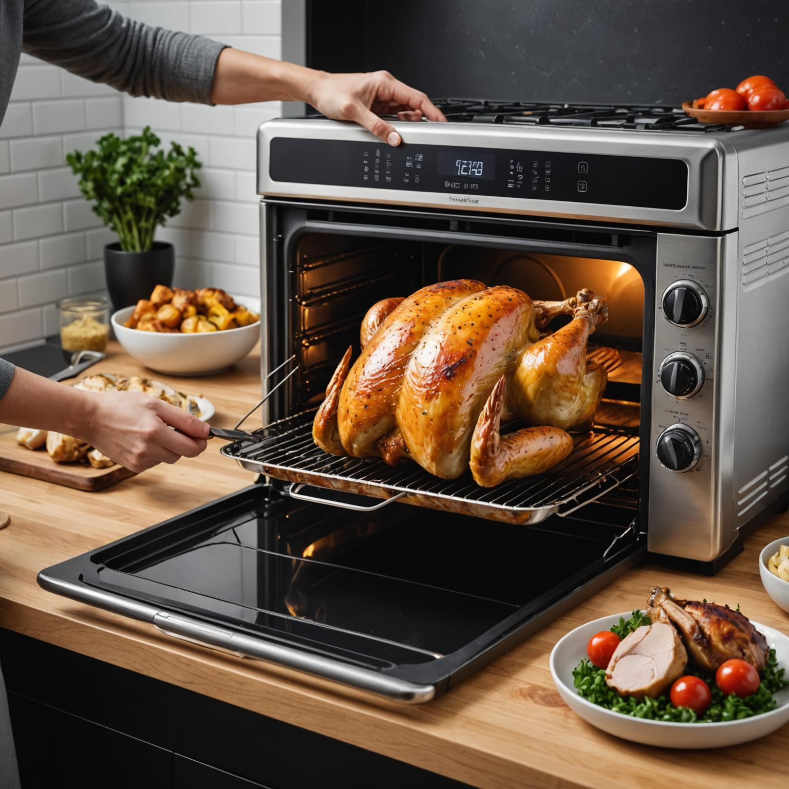rotary oven ceramic heater for cooking